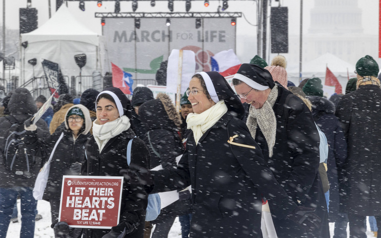 Ordensschwestern beim Marsch für das Leben in Washington