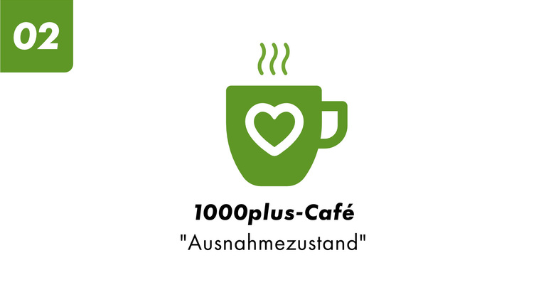 Café mit Herz - Podcast-Cover der zweiten Folge "Ausnahmezustand"