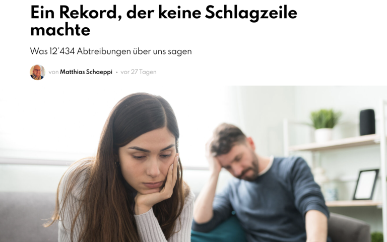 Screenshot Schweizerzeit