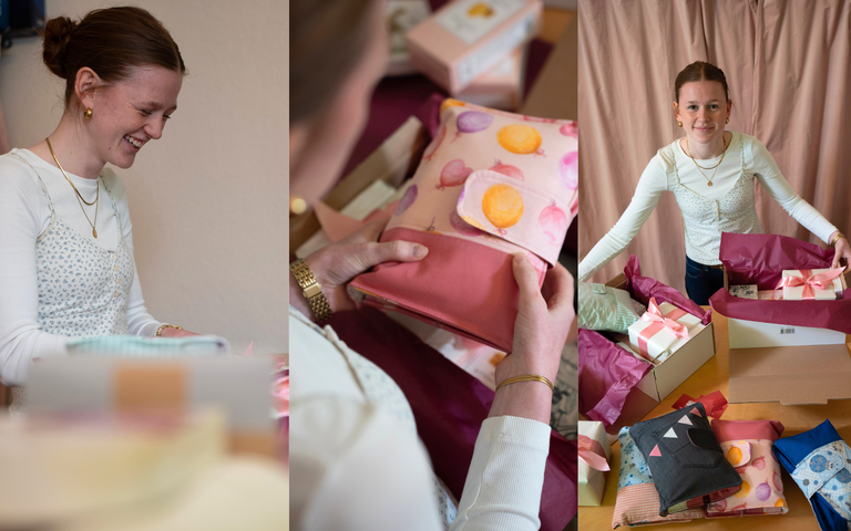 Muttertag packen Collage