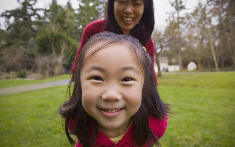 Südkoreanische Familie