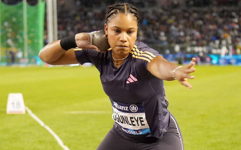 Yemisi Ogunleye bei den Olympischen Spielen 2024