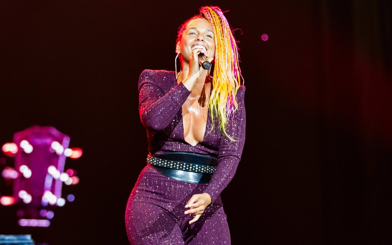 IMAGO / Fotoarena Alicia Keys during a presentation at Rock in Rio