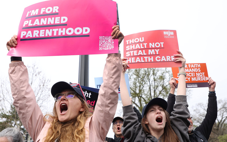 Pro Choice Aktivisten Abtreibungsbefürworter Planned parenthood USA