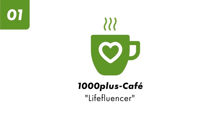 Café mit Herz - Podcast-Cover der ersten Folge "Lifefluencer"
